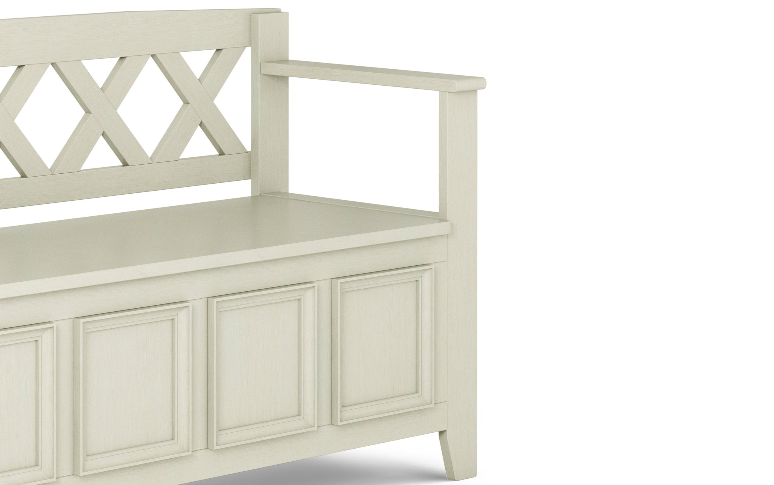Antique White | Amherst Entryway Bench