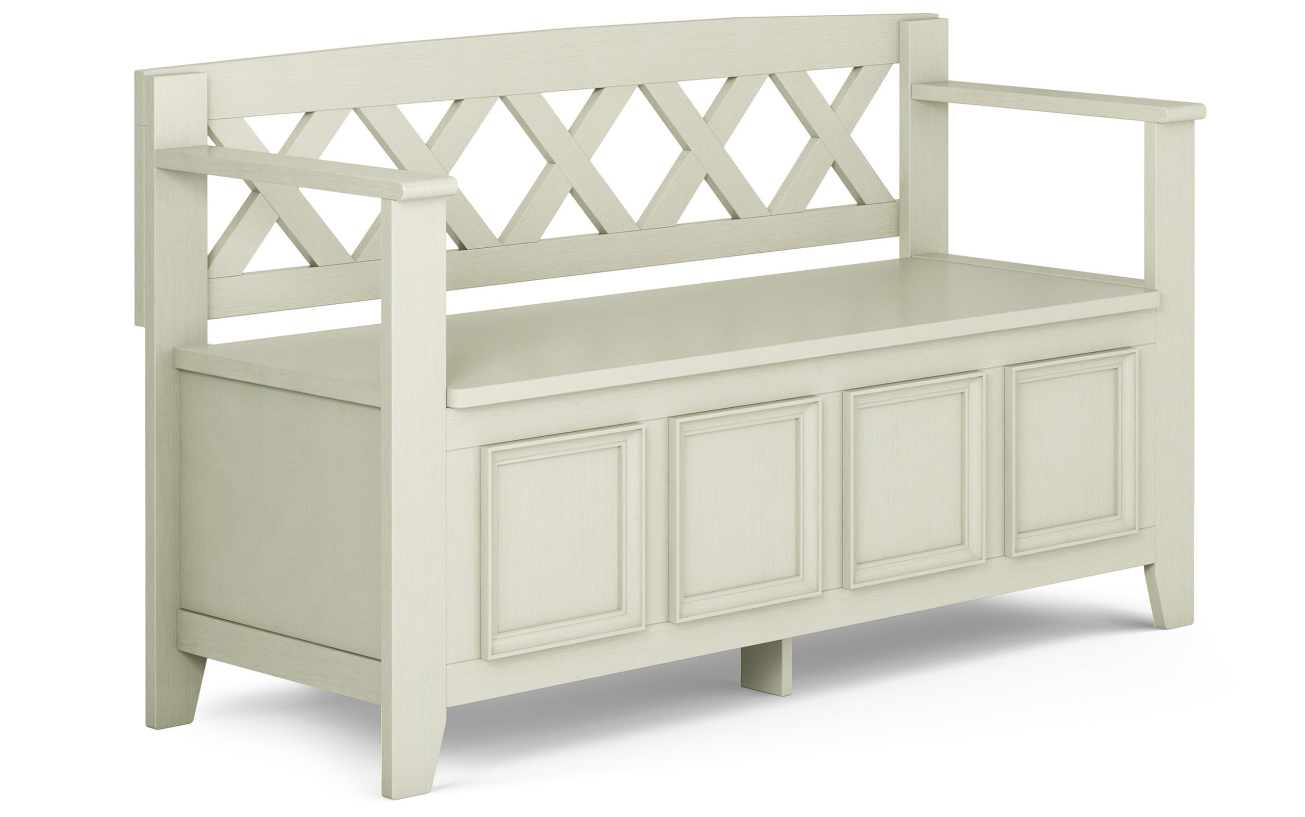 Antique White | Amherst Entryway Bench