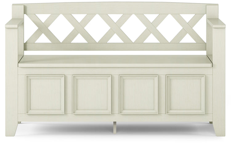 Antique White | Amherst Entryway Bench