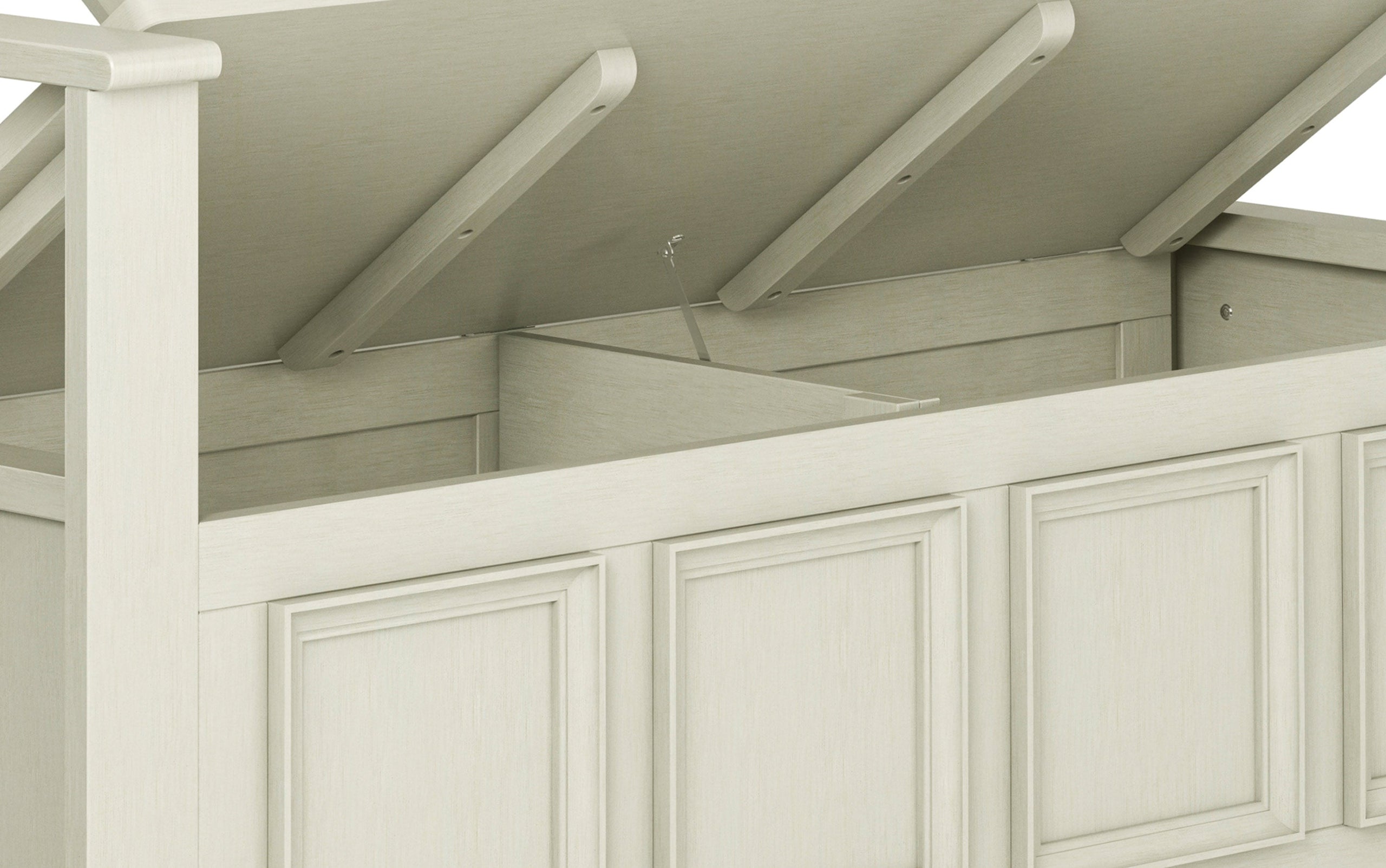 Antique White | Amherst Entryway Bench