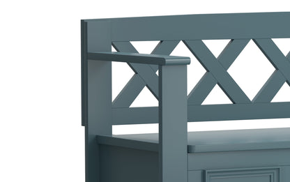 French Blue | Amherst Entryway Bench