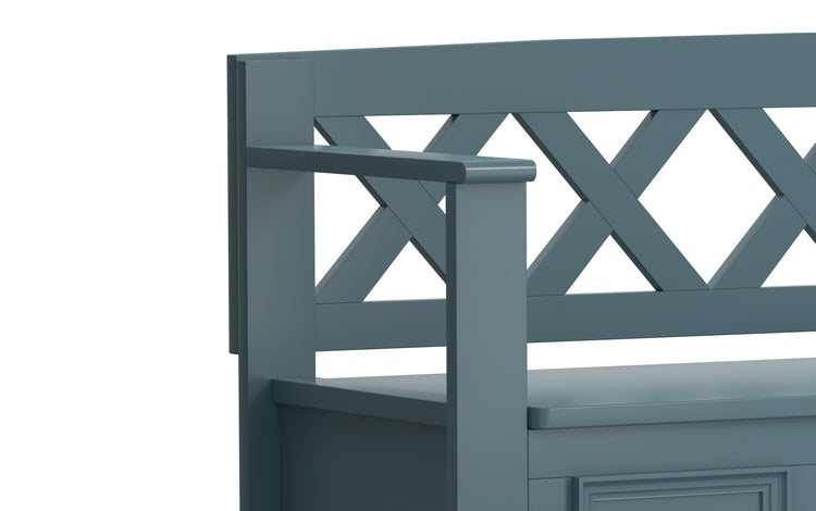 French Blue | Amherst Entryway Bench