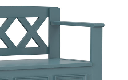 French Blue | Amherst Entryway Bench