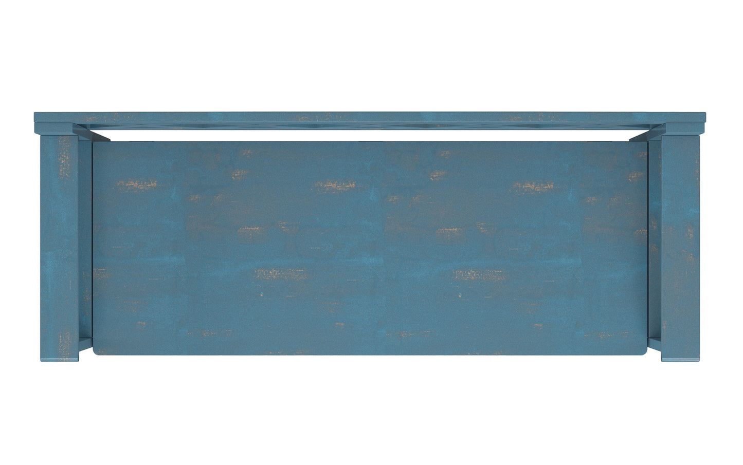 Distressed Coastal Blue | Amherst Entryway Bench