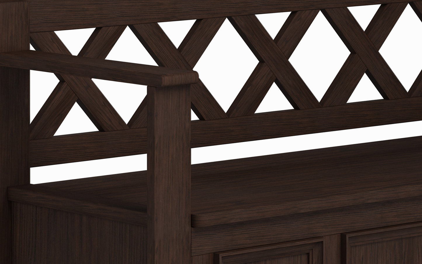 Farmhouse Brown | Amherst Entryway Bench