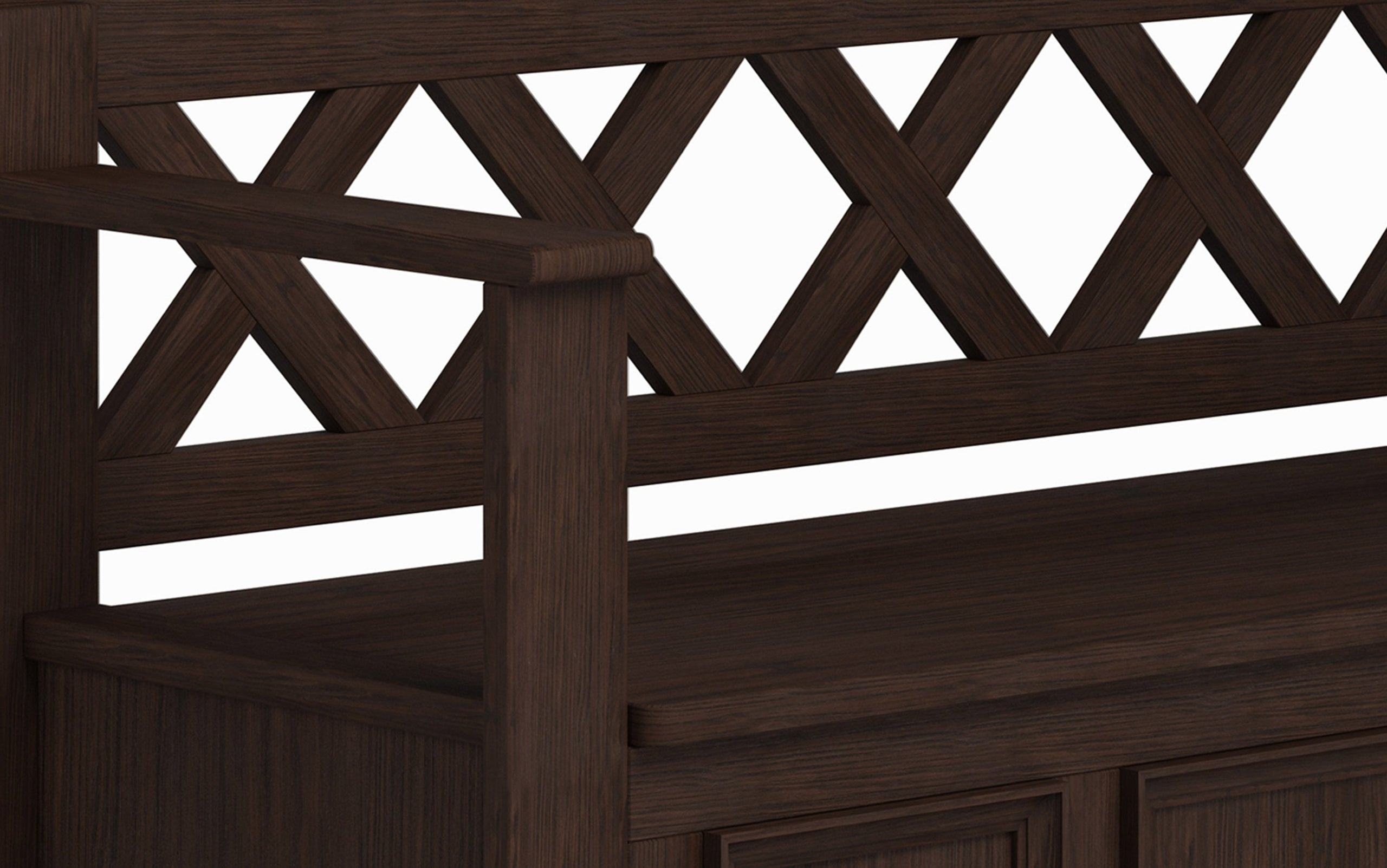 Farmhouse Brown | Amherst Entryway Bench