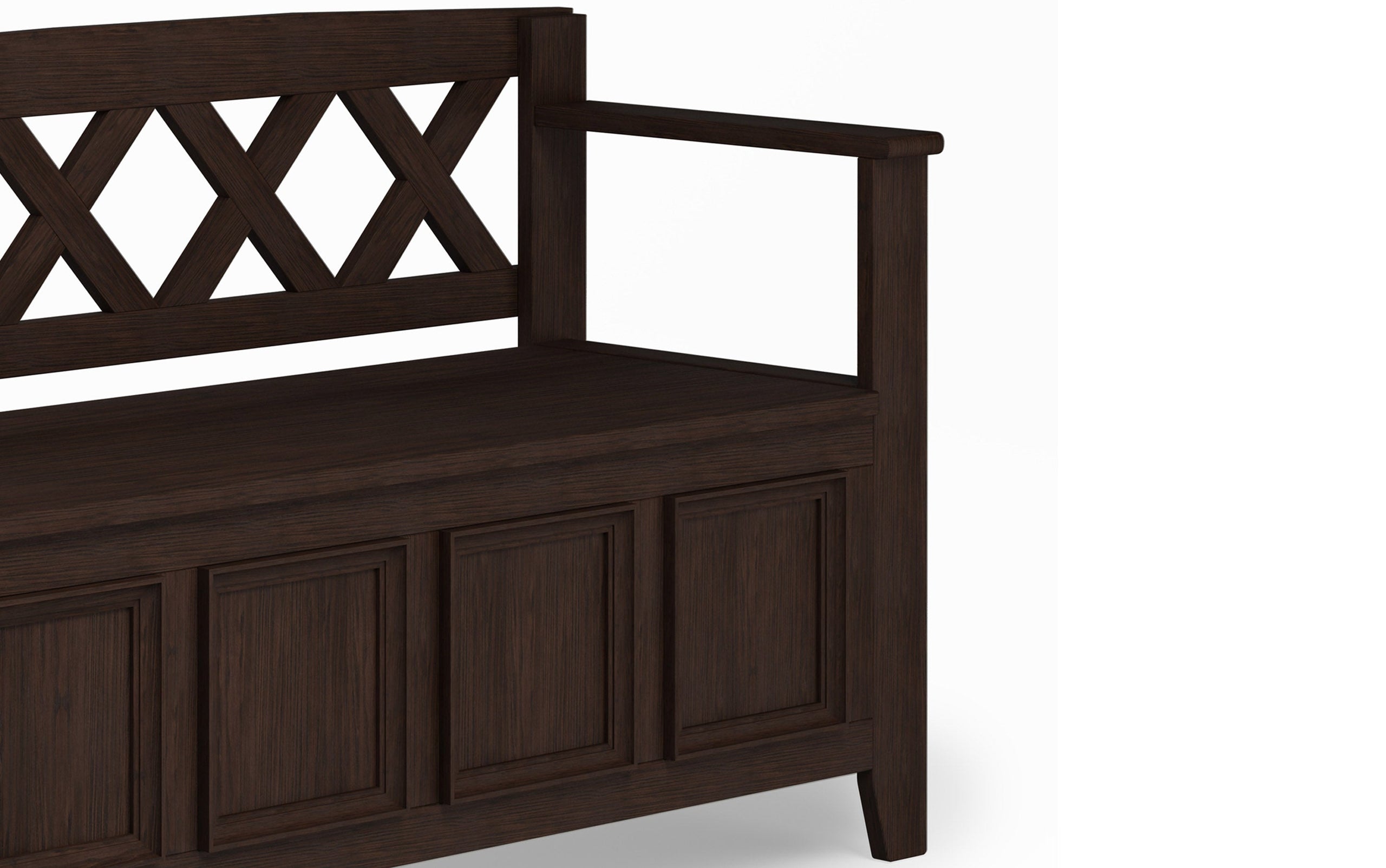 Farmhouse Brown | Amherst Entryway Bench