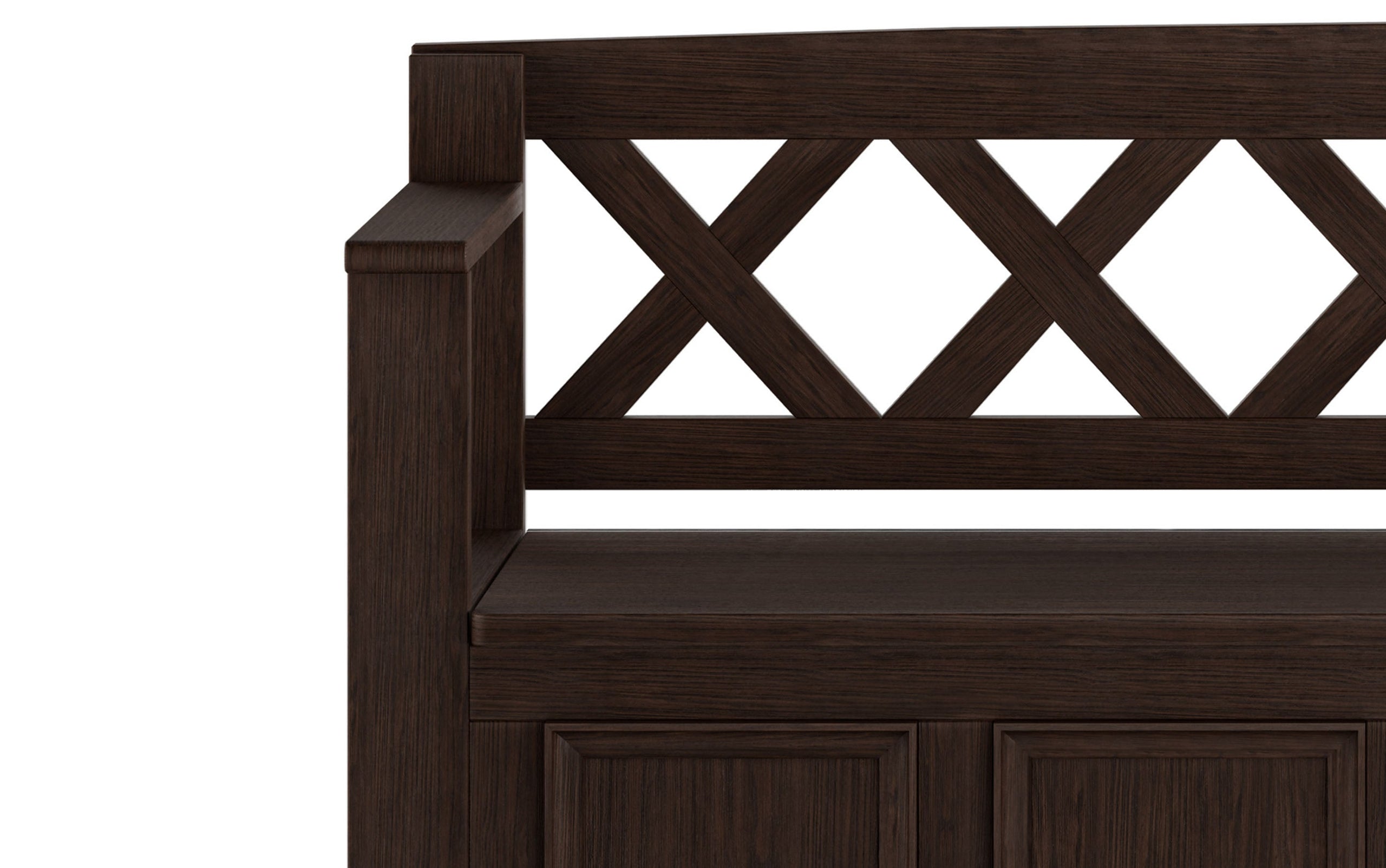 Farmhouse Brown | Amherst Entryway Bench