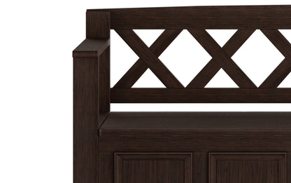 Farmhouse Brown | Amherst Entryway Bench