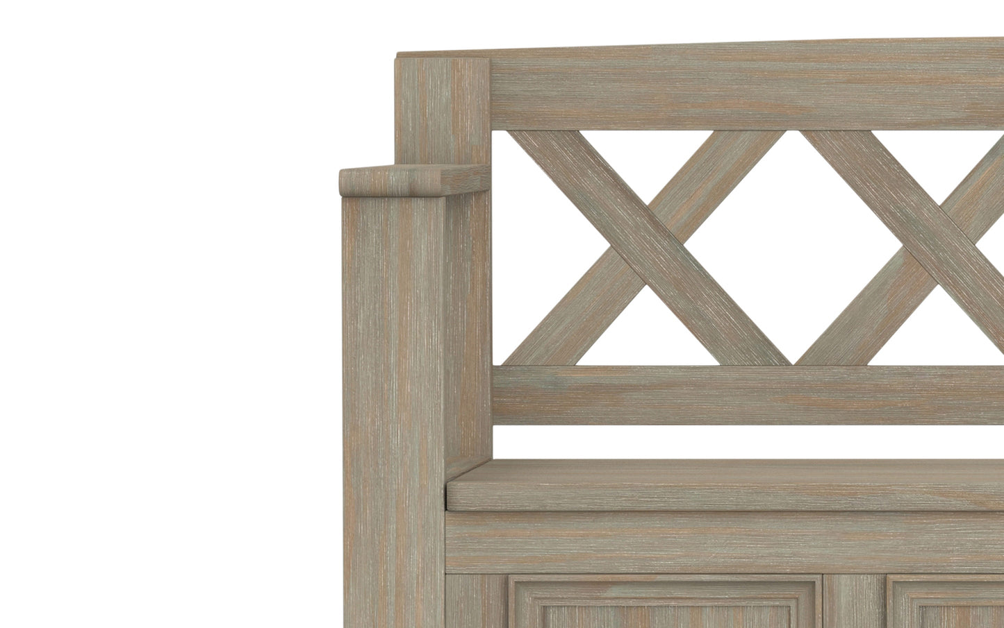 Distressed Grey | Amherst Entryway Bench