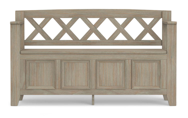 Distressed Grey | Amherst Entryway Bench