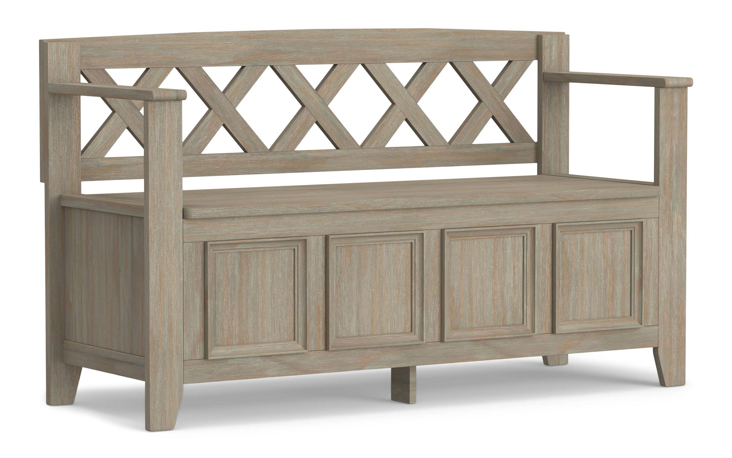 Distressed Grey | Amherst Entryway Bench