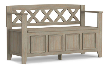 Distressed Grey | Amherst Entryway Bench