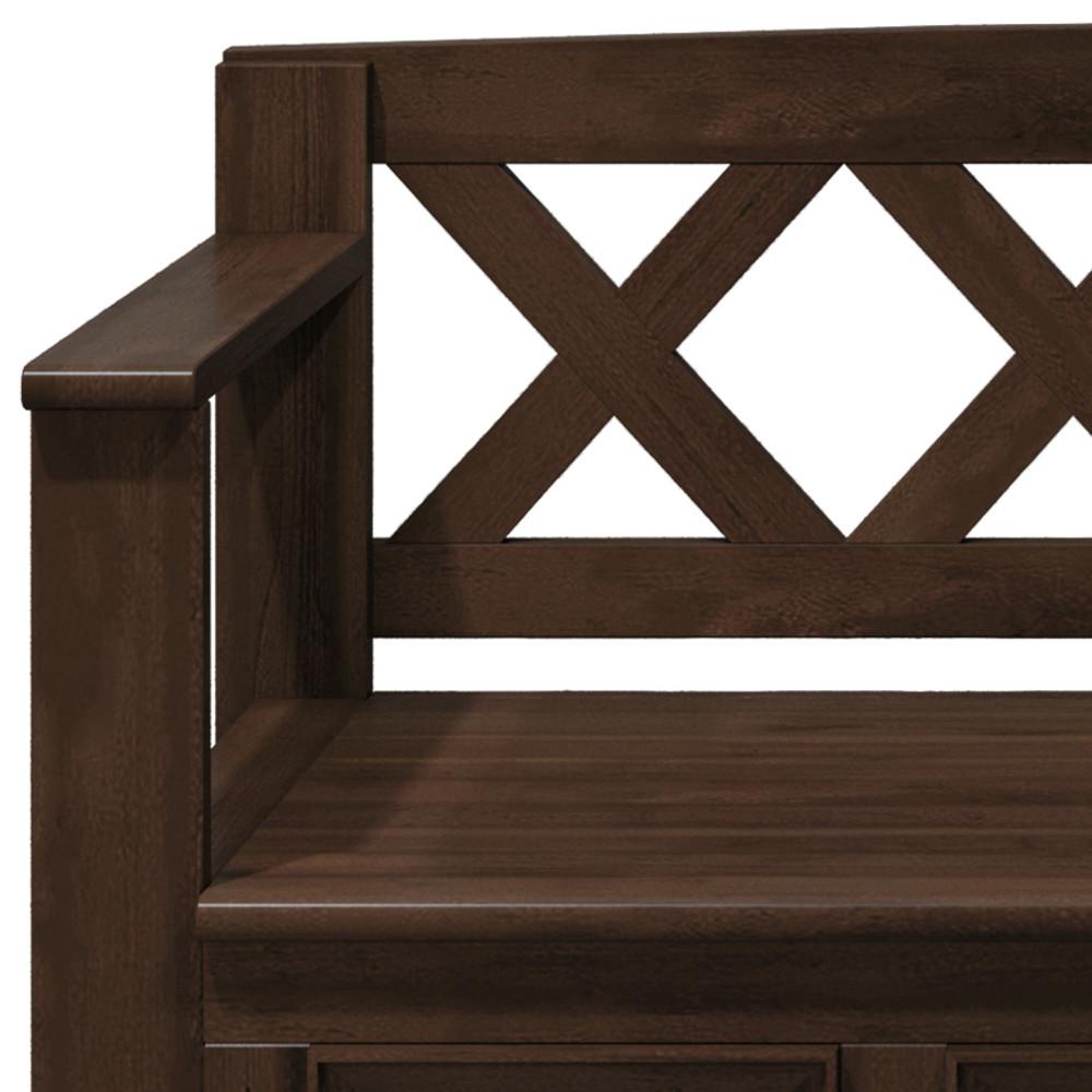 Natural Aged Brown | Amherst Entryway Bench