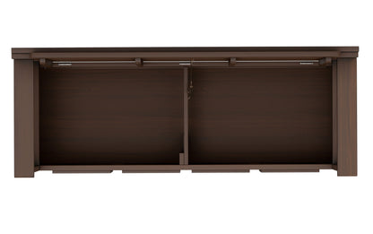 Natural Aged Brown | Amherst Entryway Storage Bench