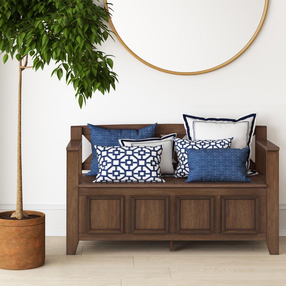 Rustic Natural Aged Brown | Amherst Entryway Bench