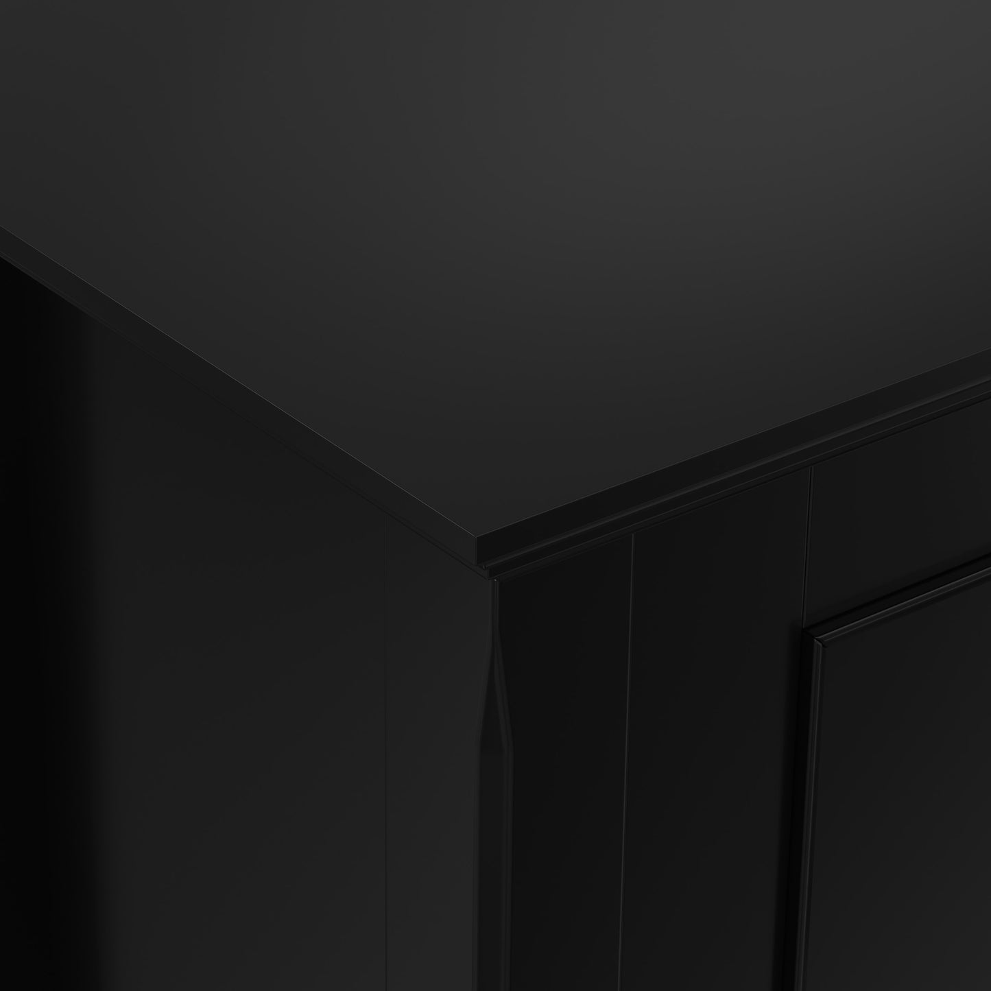 Black | Amherst Low Storage Cabinet