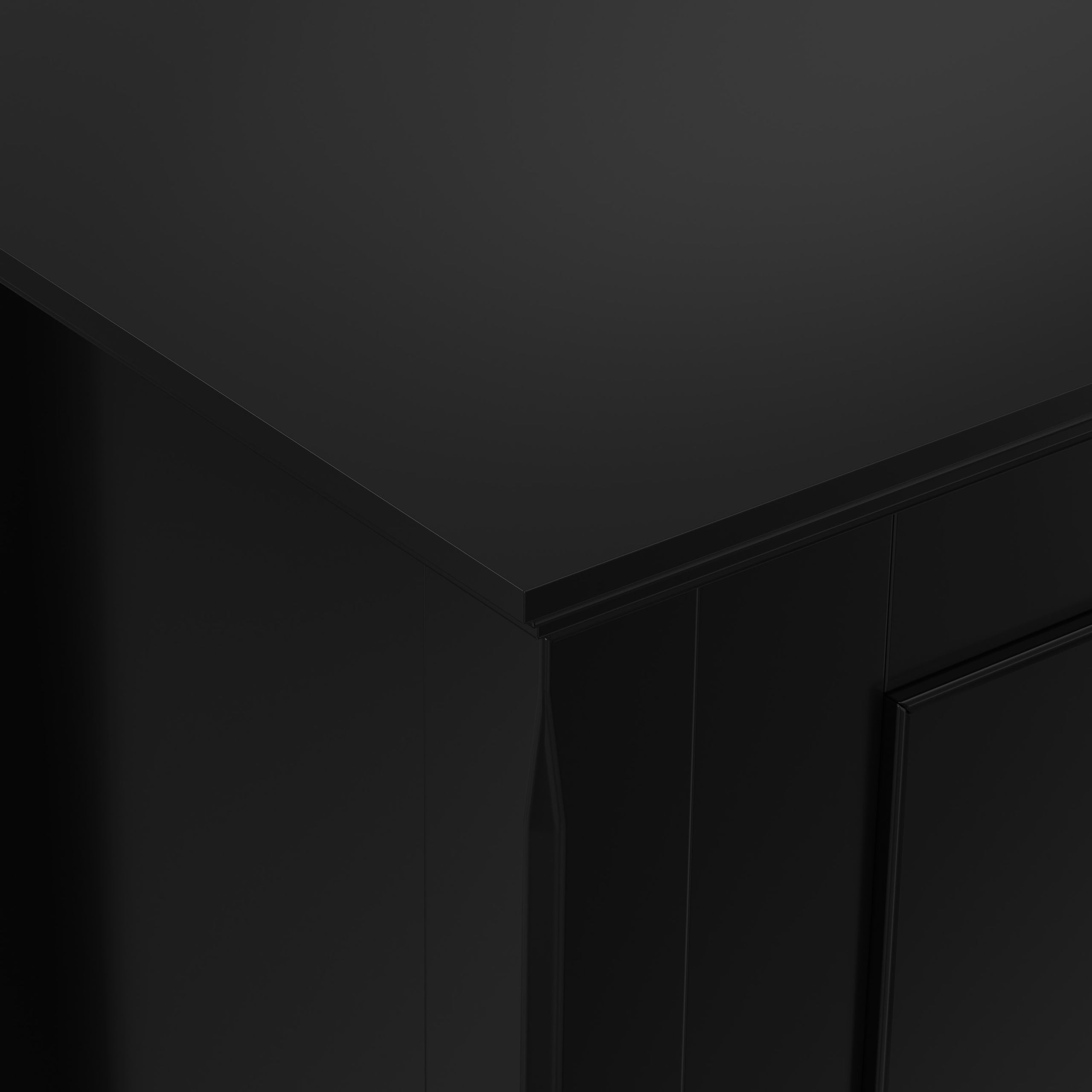 Black | Amherst Low Storage Cabinet