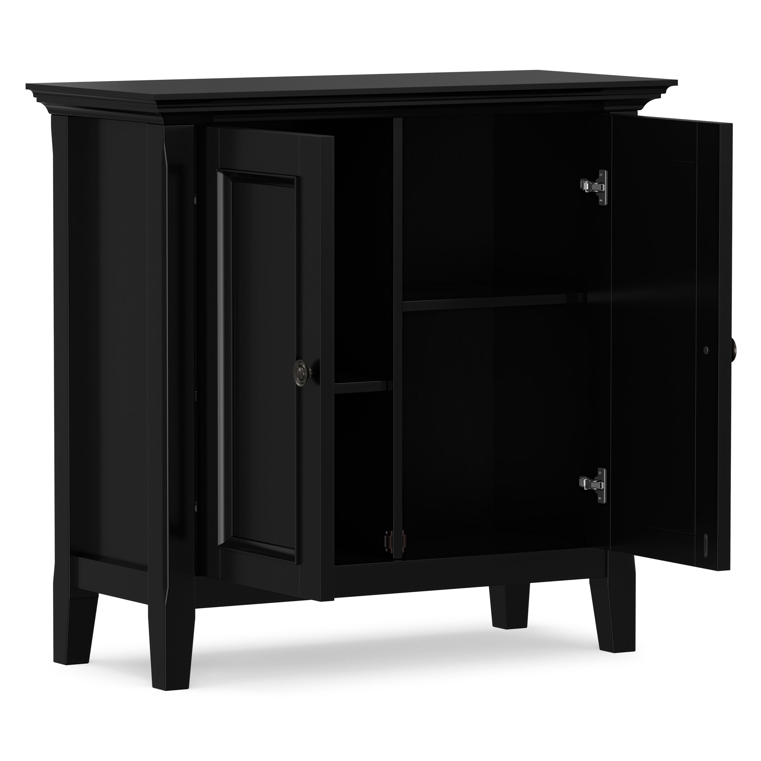 Black | Amherst Low Storage Cabinet