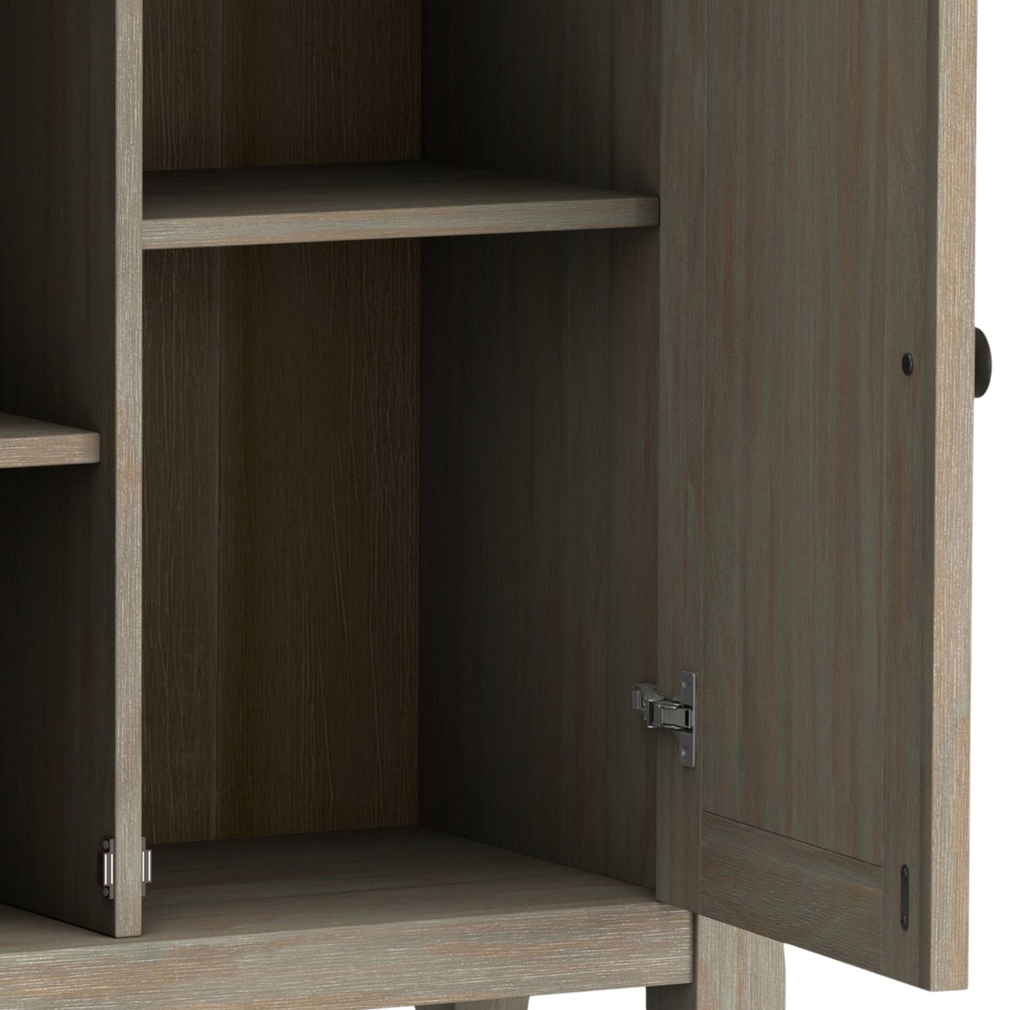 Distressed Grey | Amherst Low Storage Cabinet