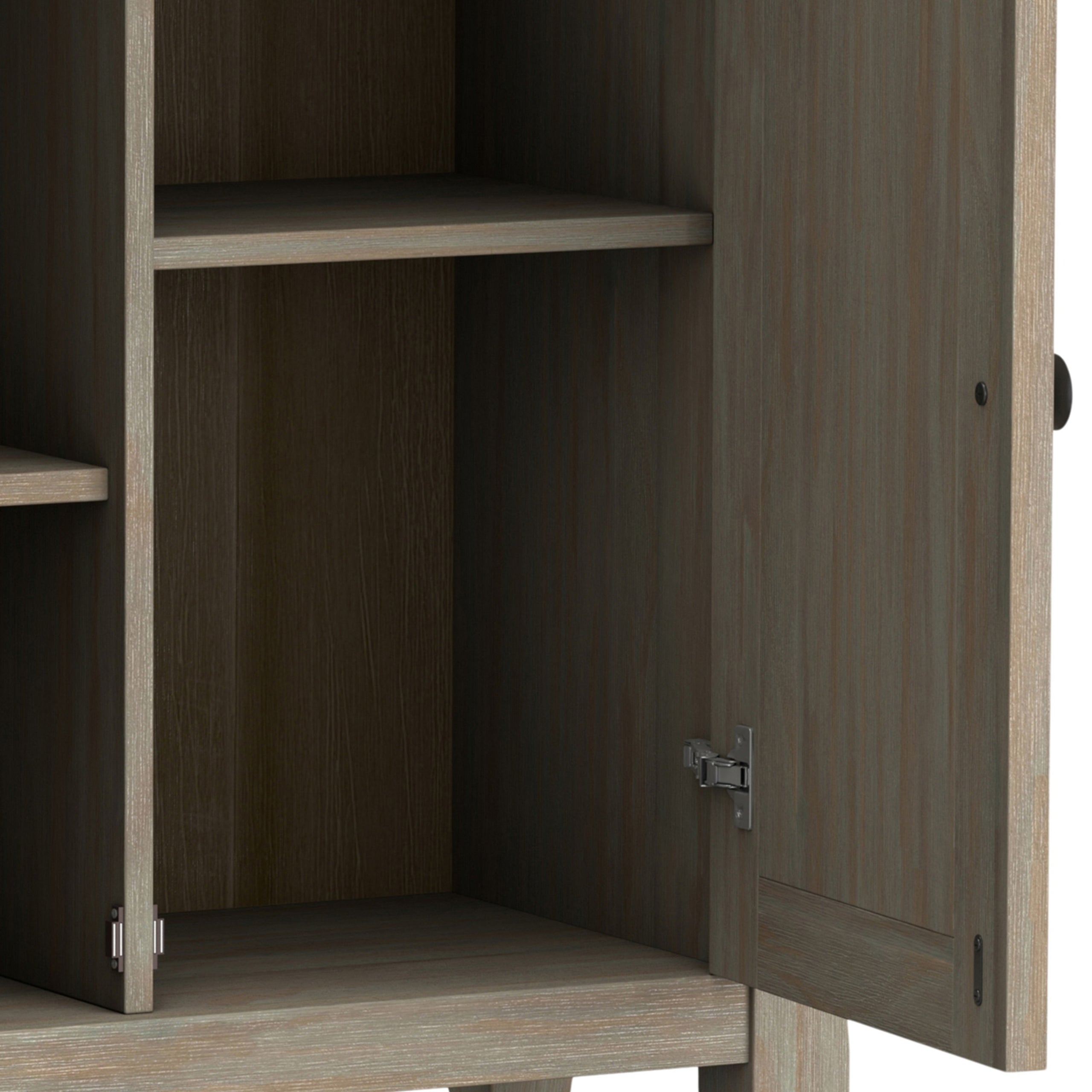 Distressed Grey | Amherst Low Storage Cabinet
