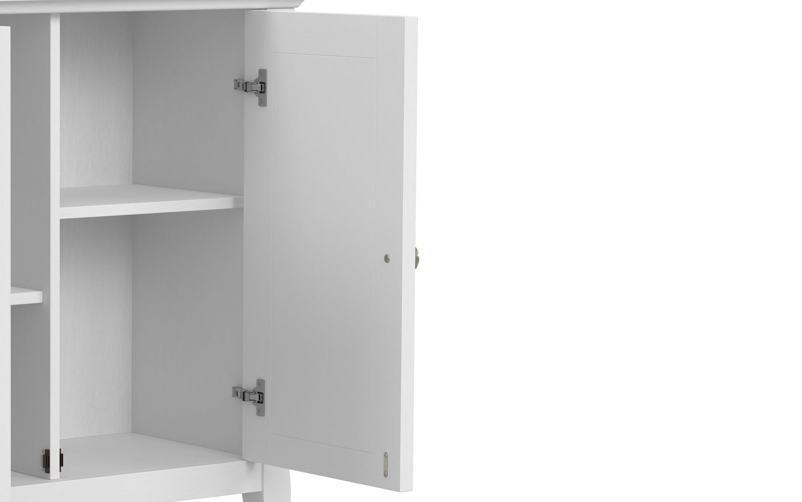 White | Amherst Low Storage Cabinet