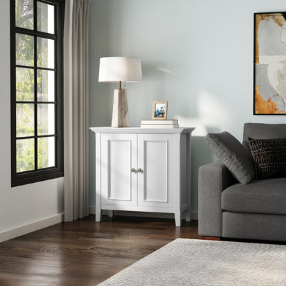 White | Amherst Low Storage Cabinet