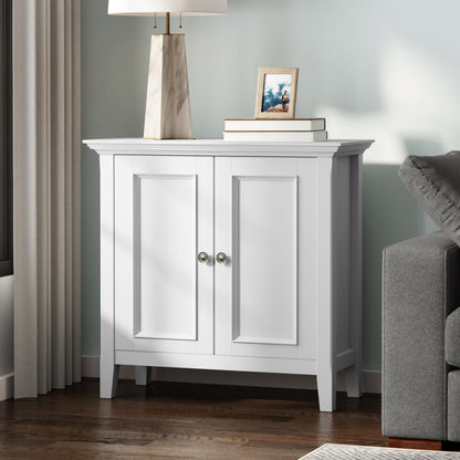 White | Amherst Low Storage Cabinet
