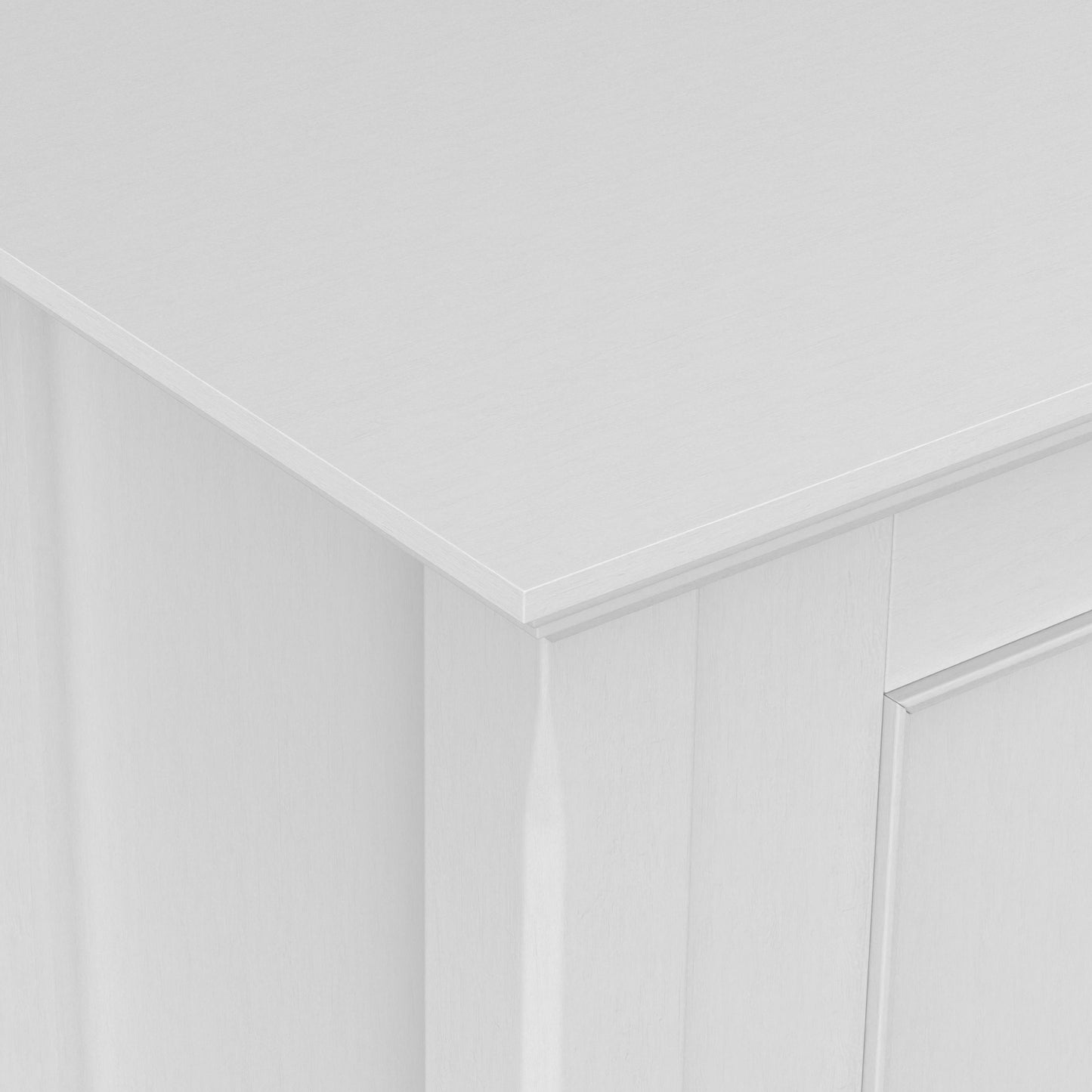 White | Amherst Low Storage Cabinet