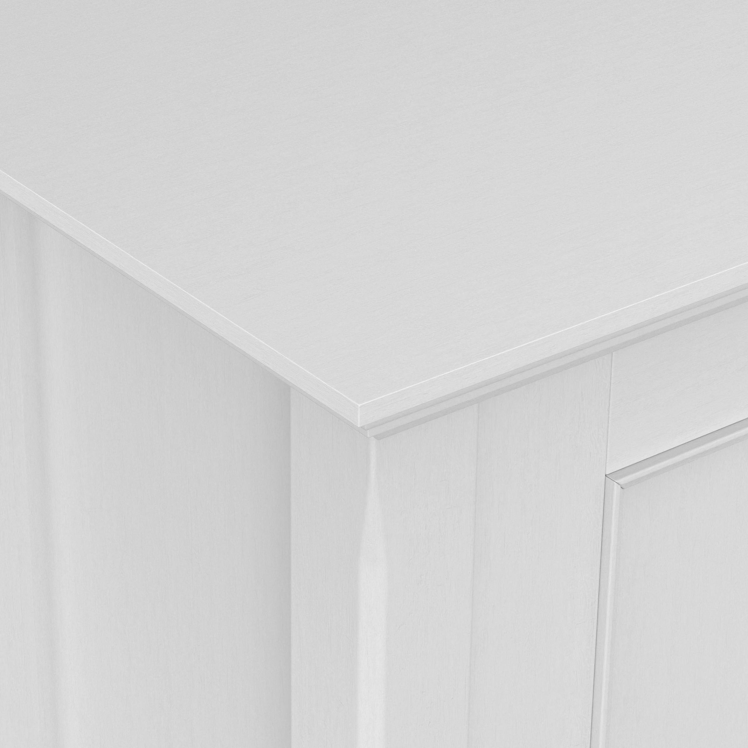 White | Amherst Low Storage Cabinet