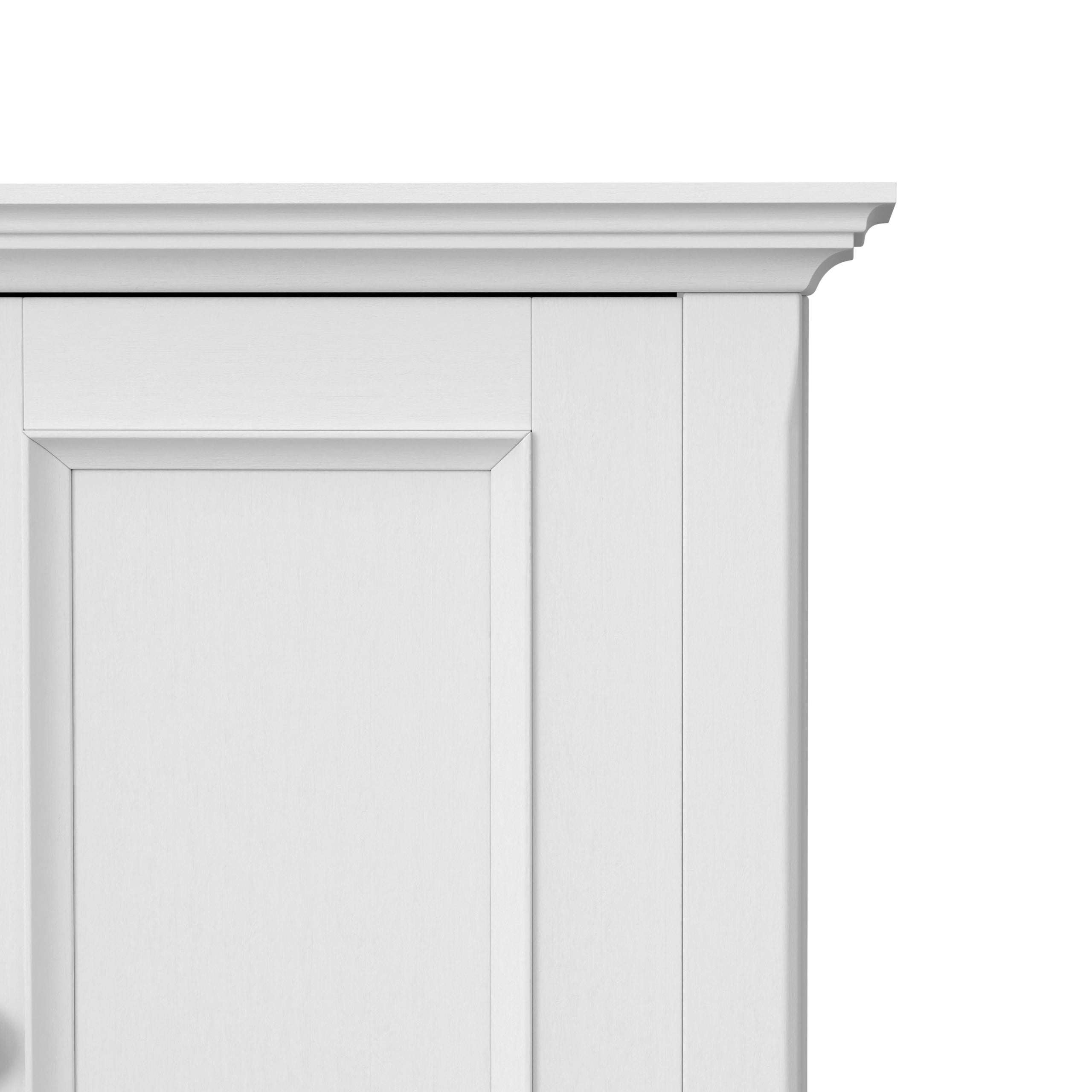 White | Amherst Low Storage Cabinet