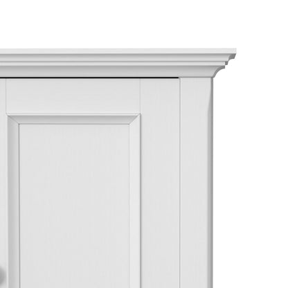 White | Amherst Low Storage Cabinet