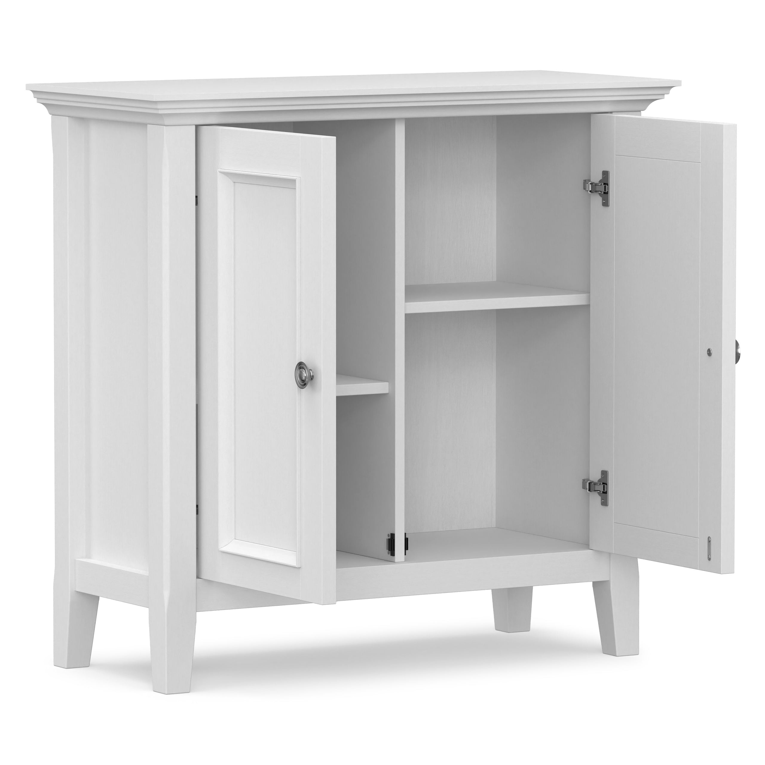 White | Amherst Low Storage Cabinet