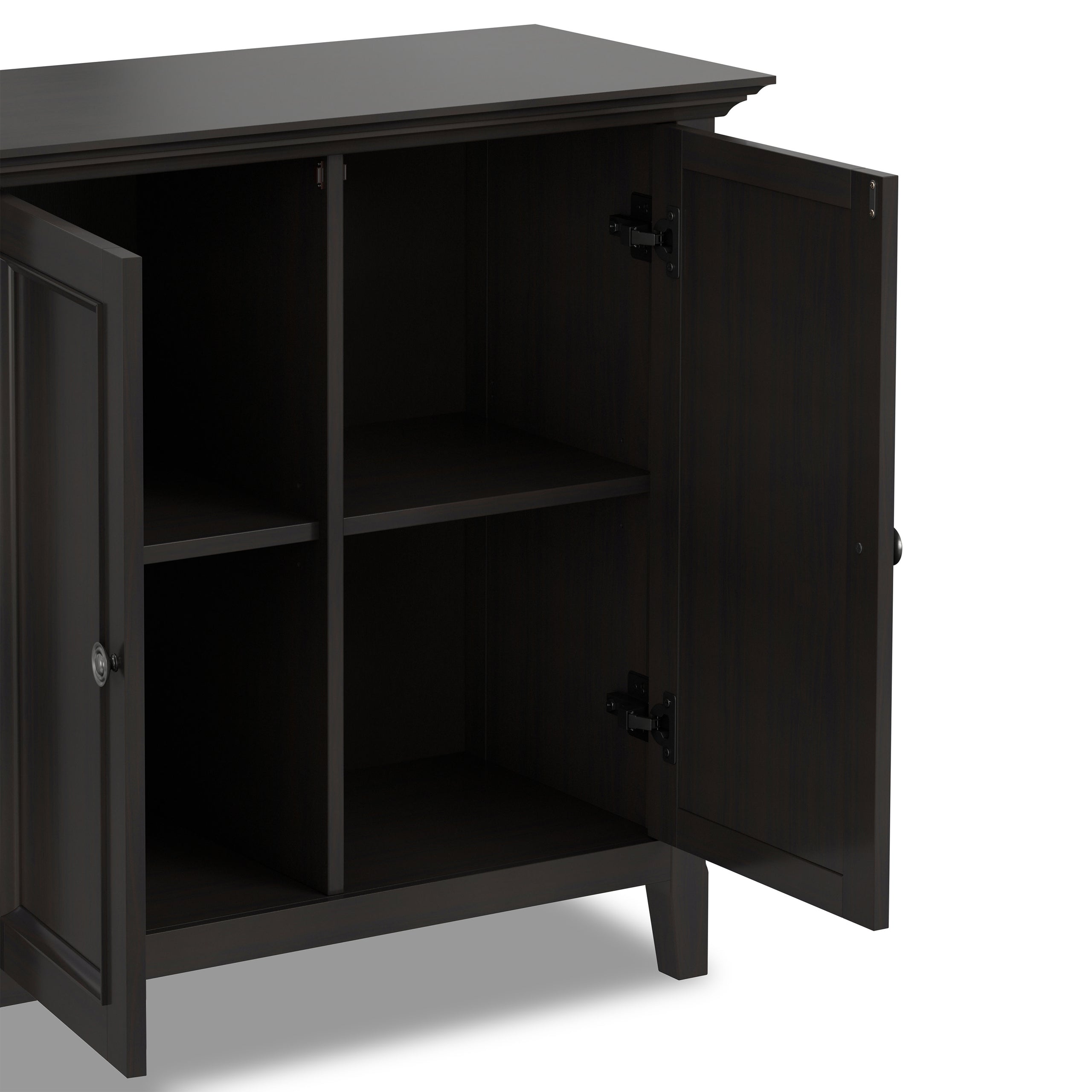 Hickory Brown | Amherst Medium Storage Cabinet with 2 Doors