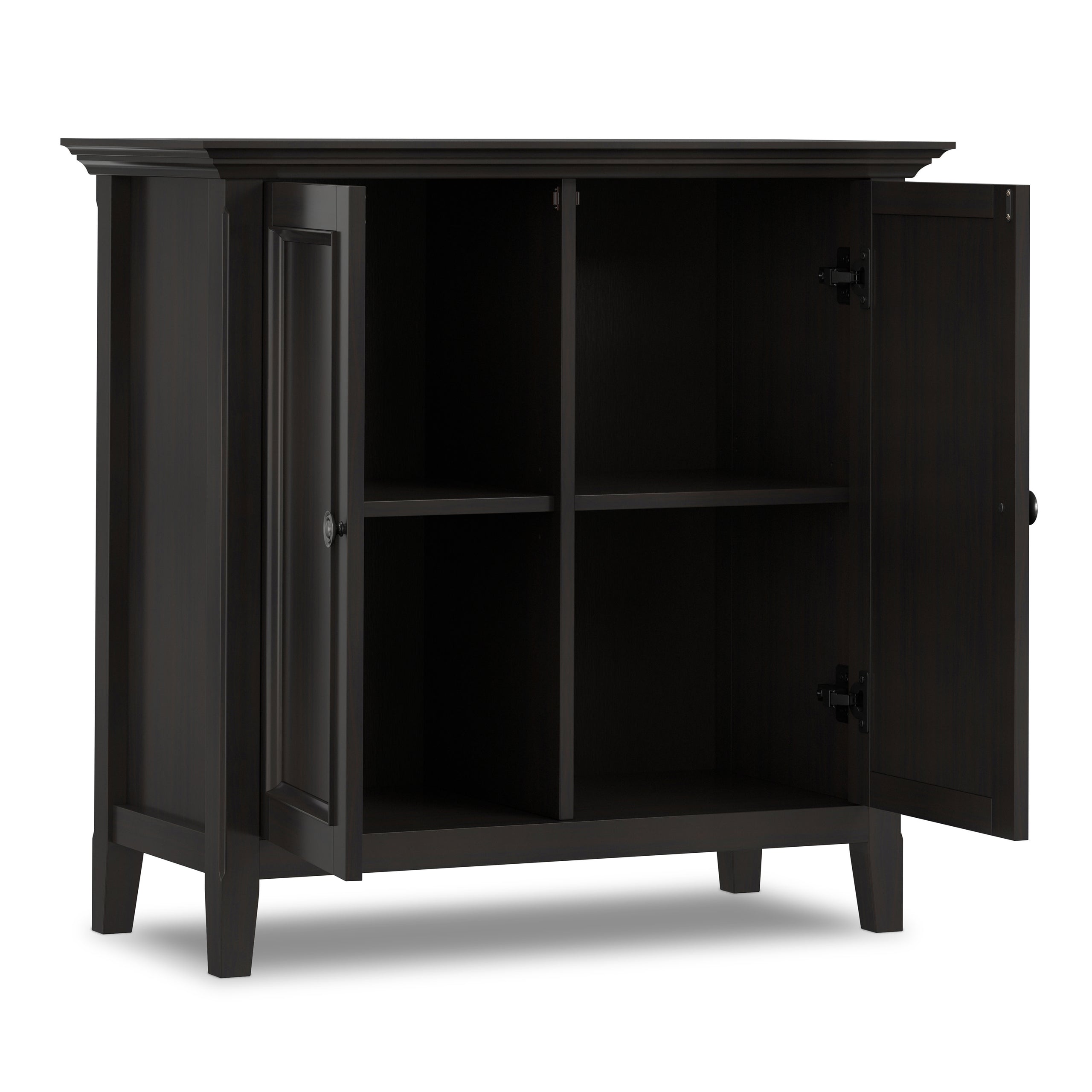 Hickory Brown | Amherst Medium Storage Cabinet with 2 Doors