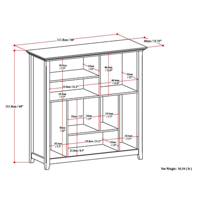 White | Amherst Multi-Cube Bookcase & Storage Unit