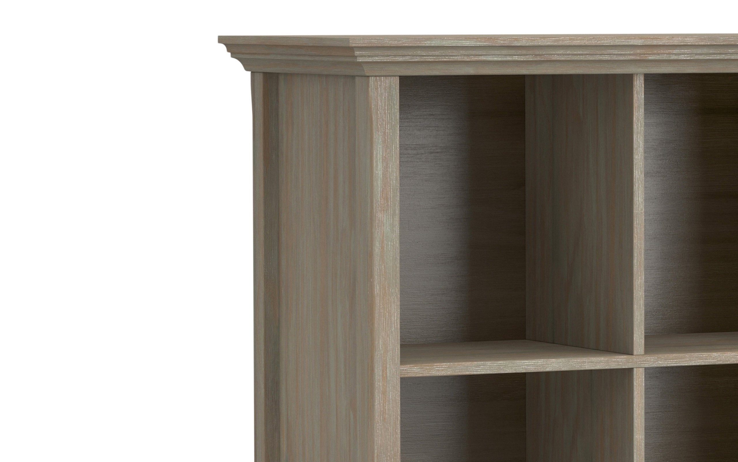 Distressed Grey | Amherst 8 Cube Storage/Sofa Table