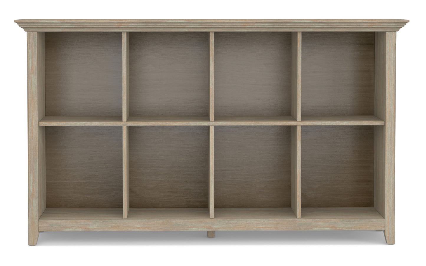 Distressed Grey | Amherst 8 Cube Storage/Sofa Table