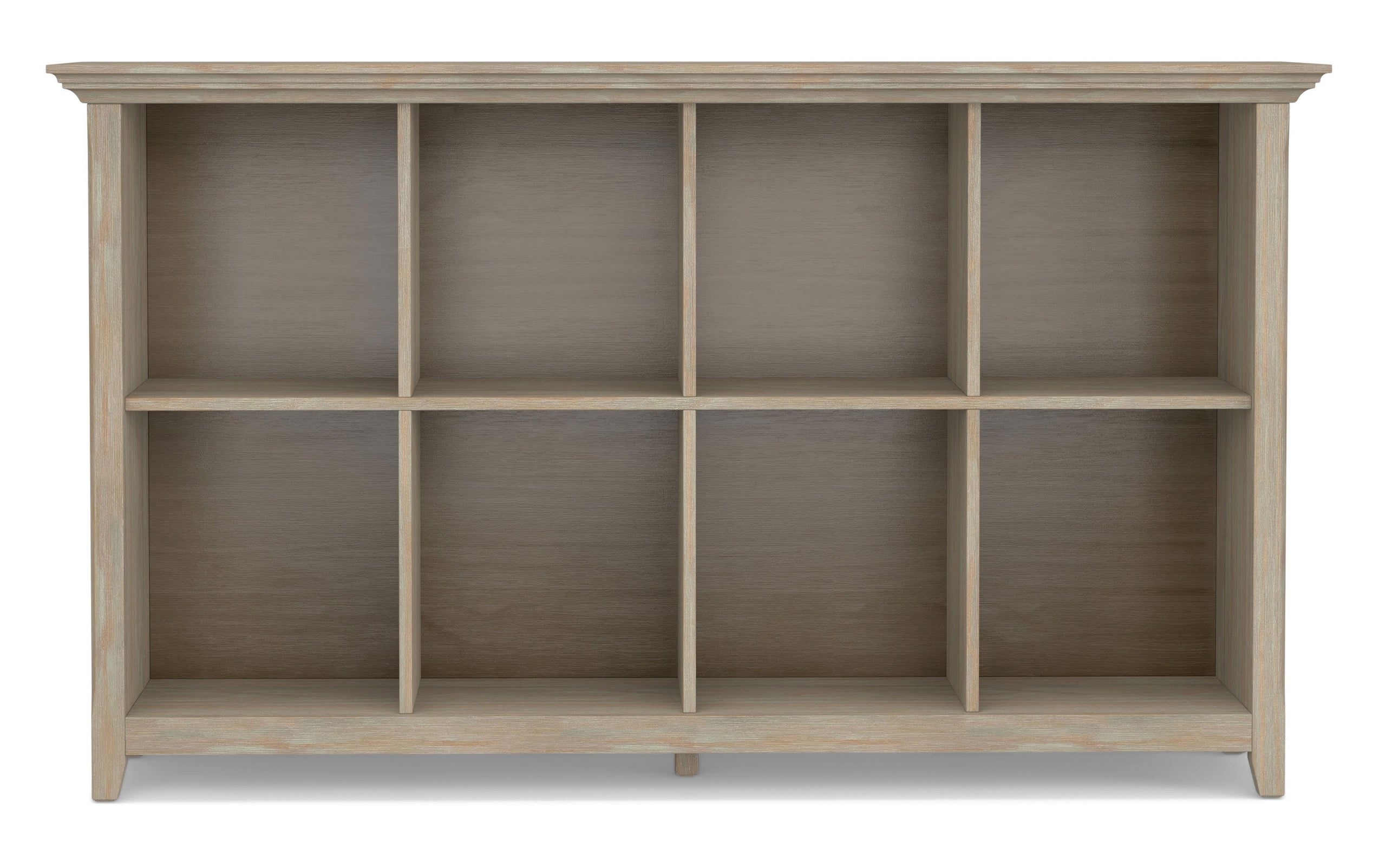 Distressed Grey | Amherst 8 Cube Storage/Sofa Table