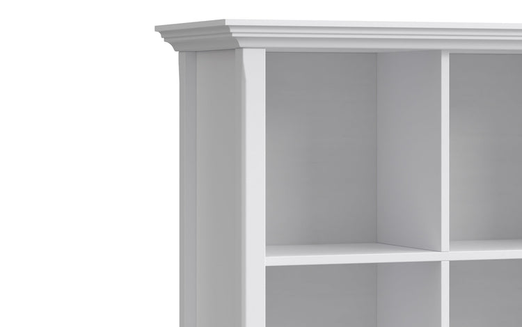 White | Amherst 8 Cube Storage Sofa Table