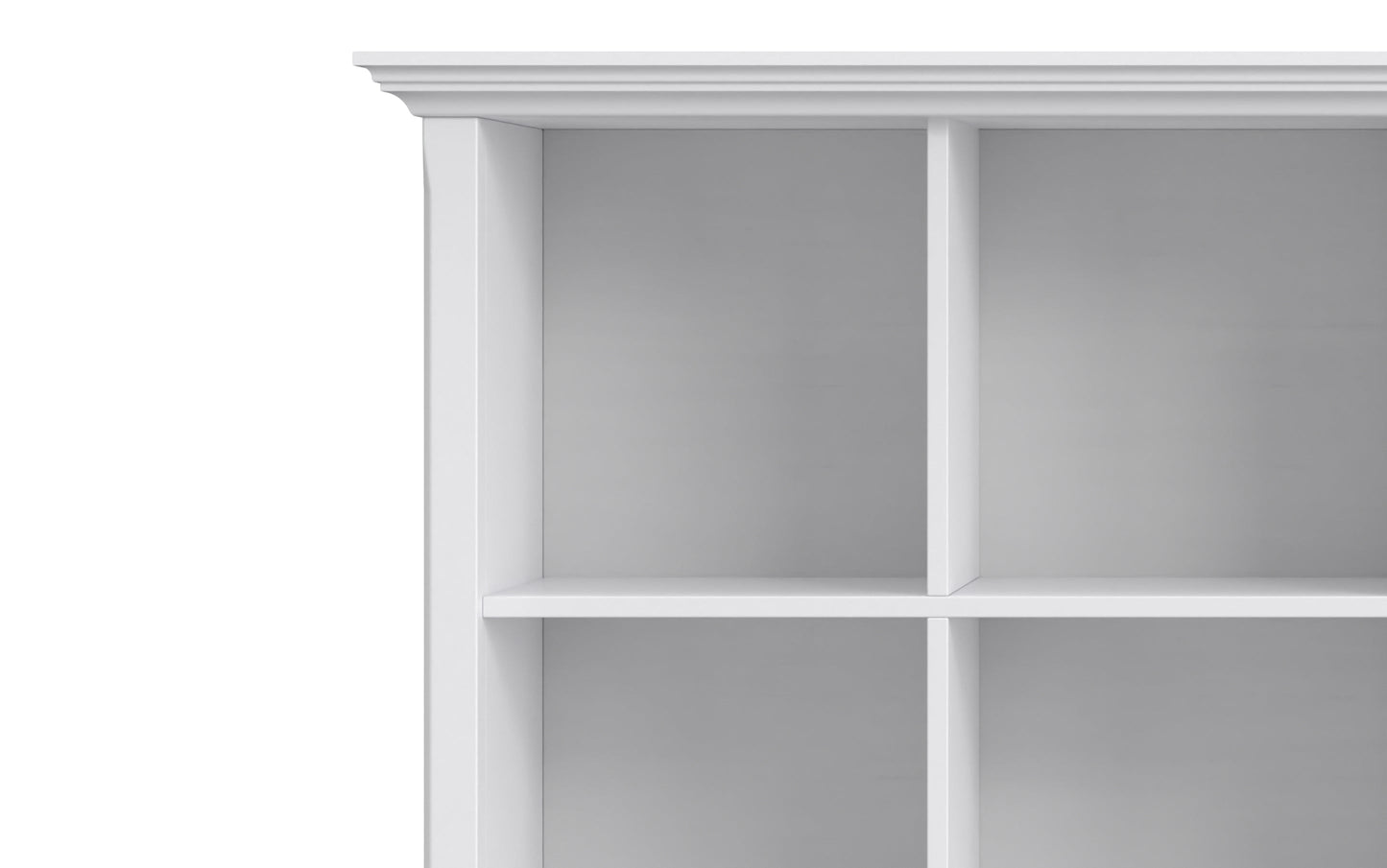 White | Amherst 8 Cube Storage Sofa Table