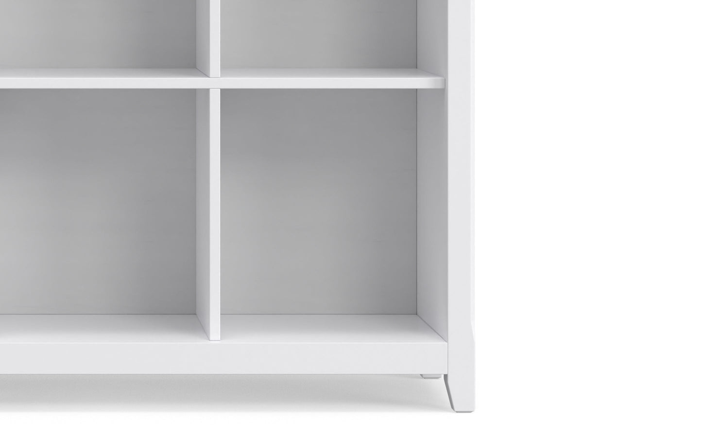 White | Amherst 8 Cube Storage Sofa Table