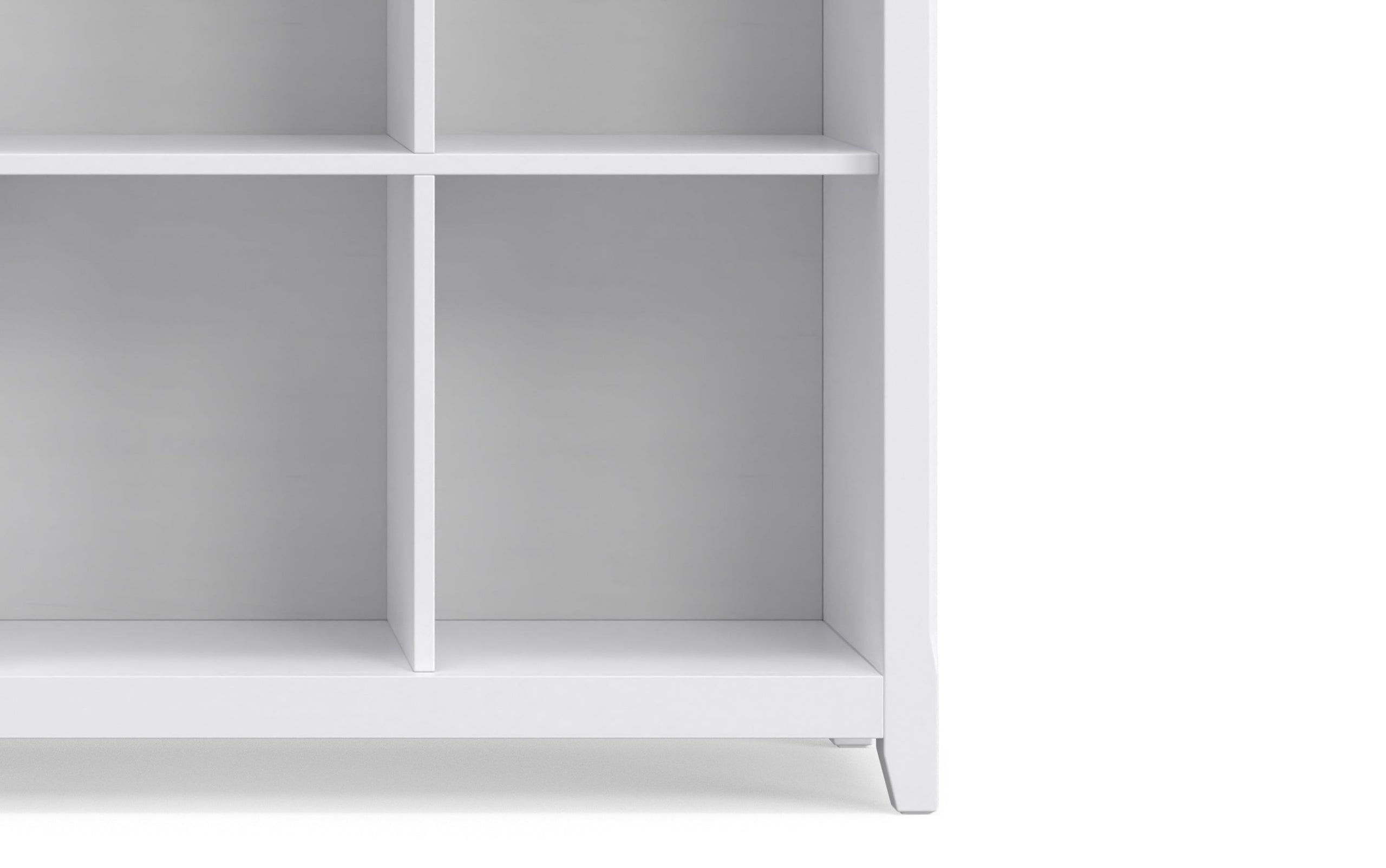 White | Amherst 8 Cube Storage Sofa Table