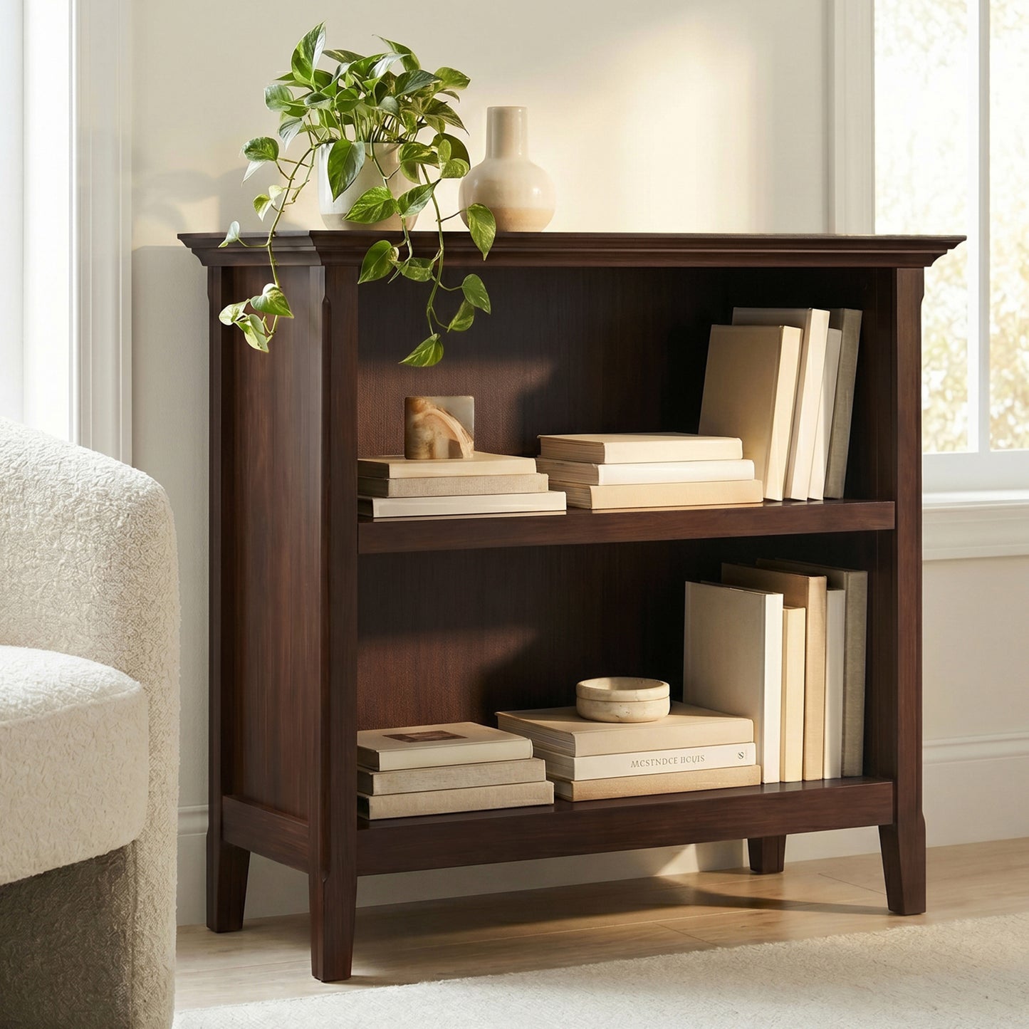 Amherst 36 inch 2 Shelf Bookcase