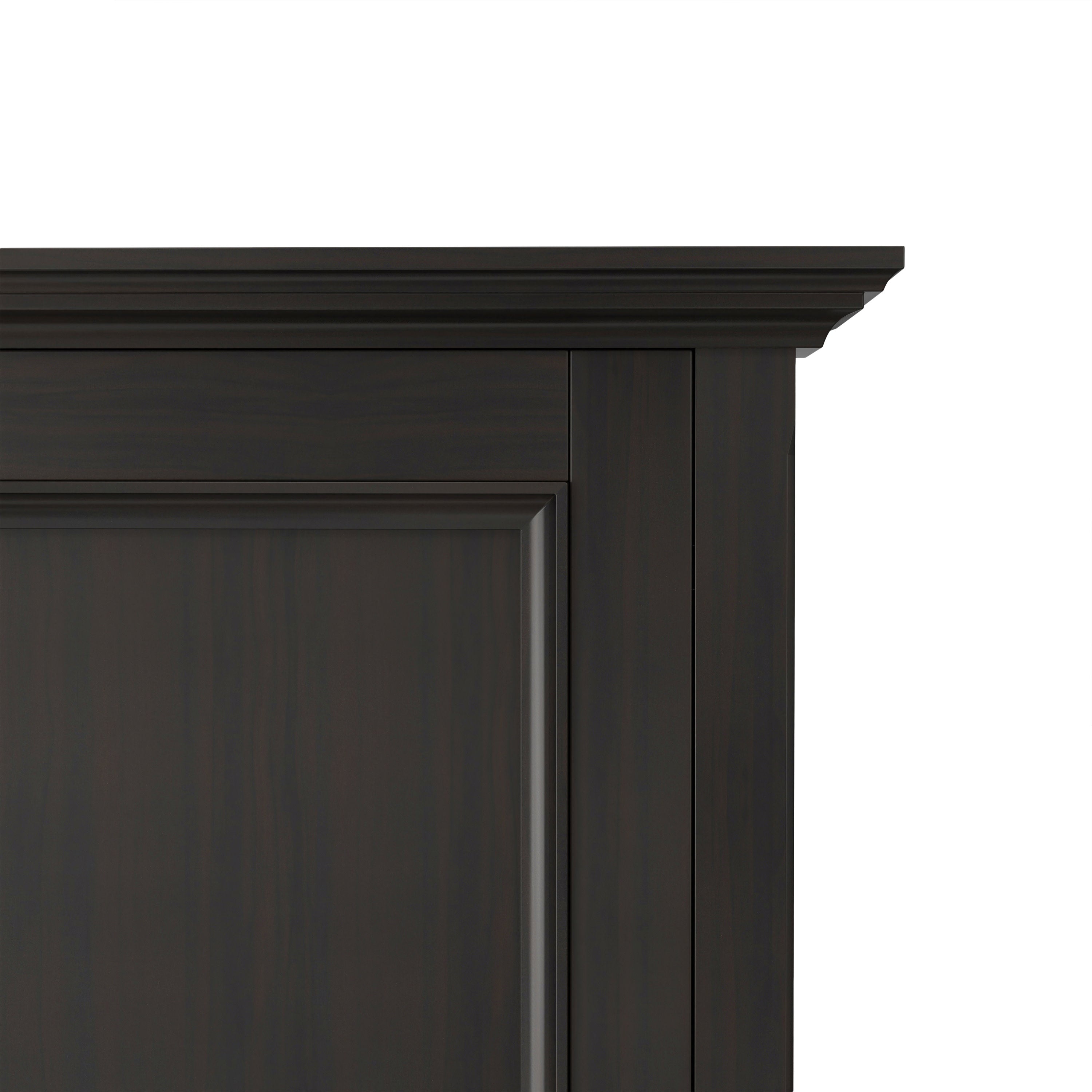 Hardwood Storage Cabinet | Amherst 3 Door Cabinet – Simpli Home