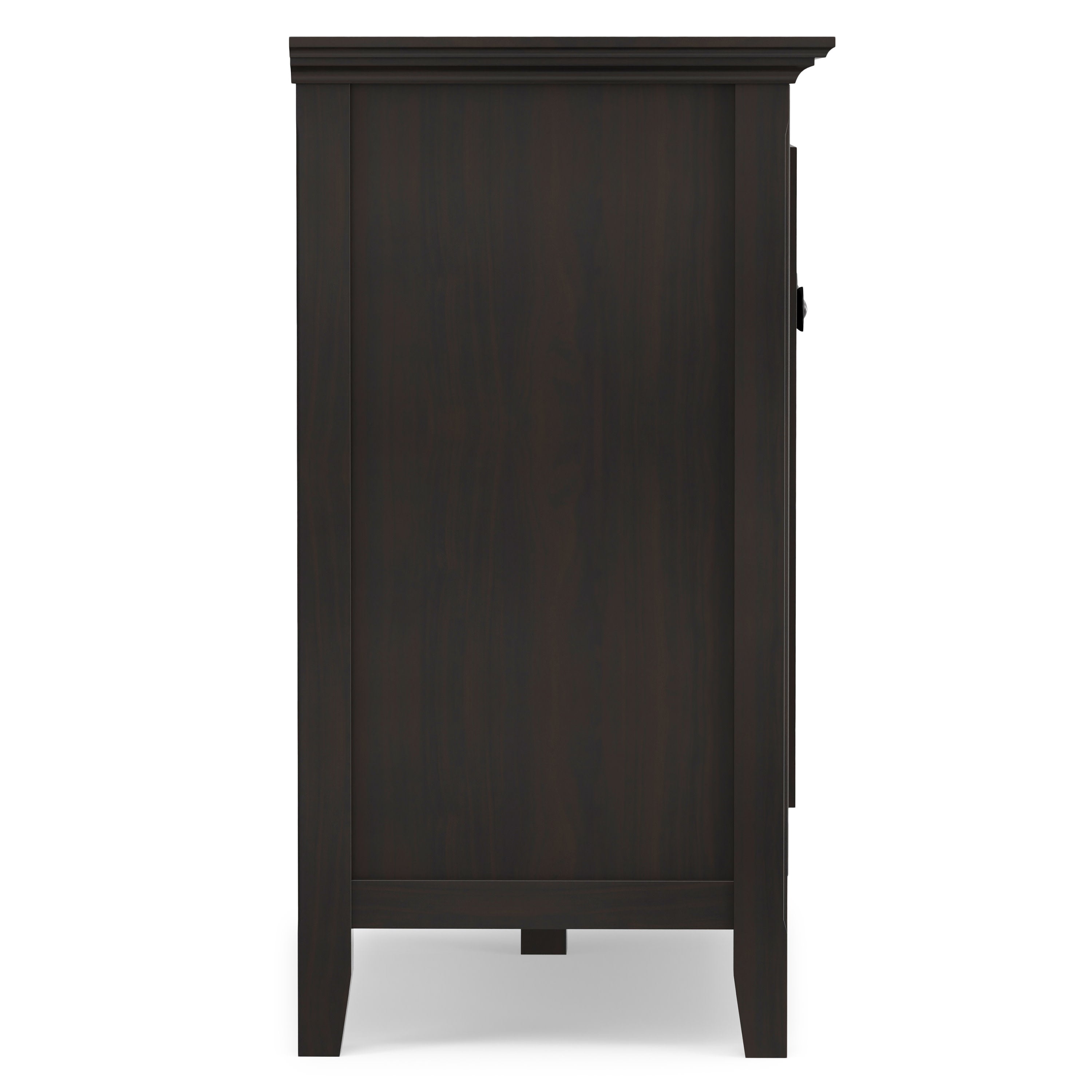 Hardwood Storage Cabinet | Amherst 3 Door Cabinet – Simpli Home