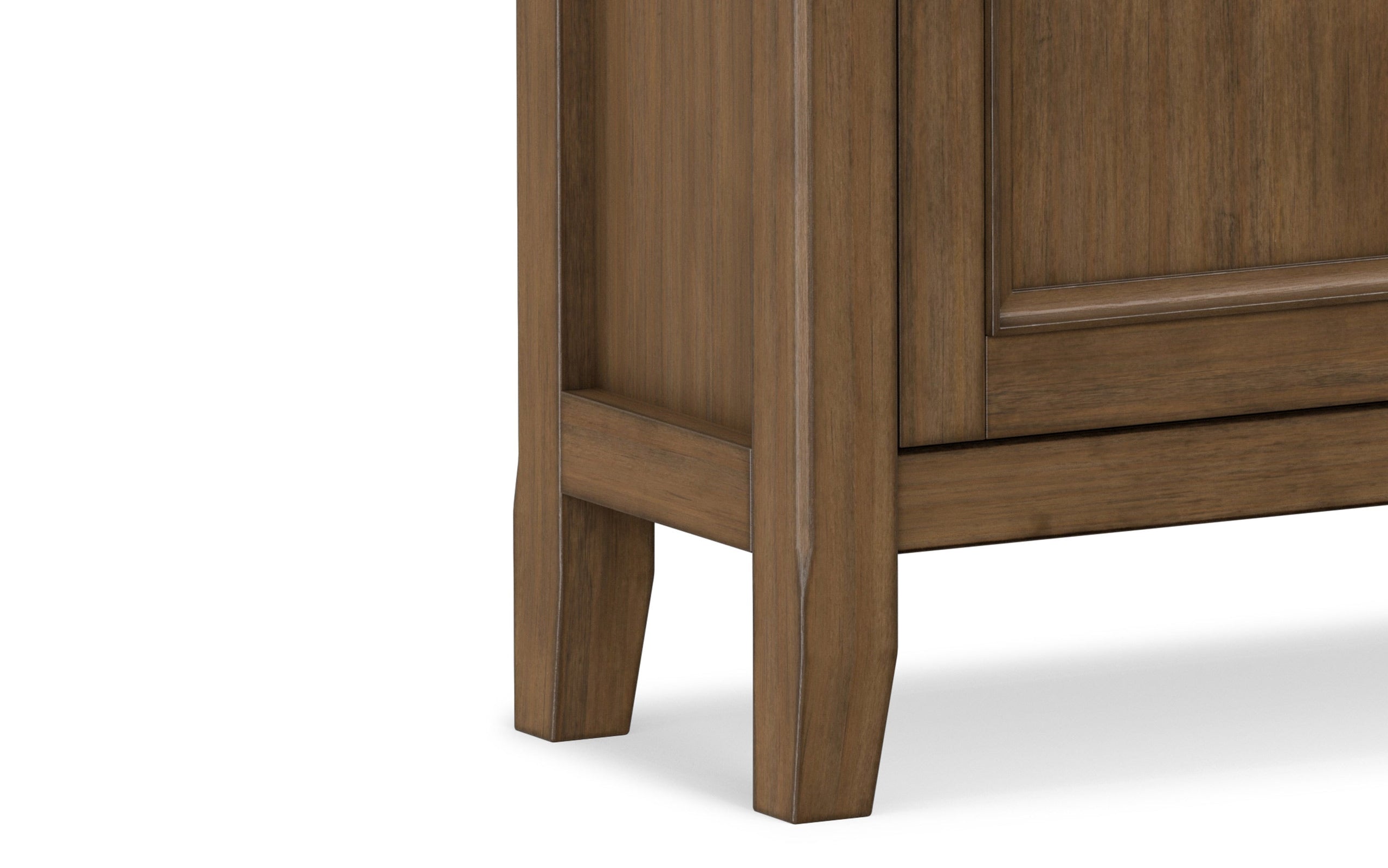 Rustic Natural Aged Brown | Amherst Entryway Storage Cabinet