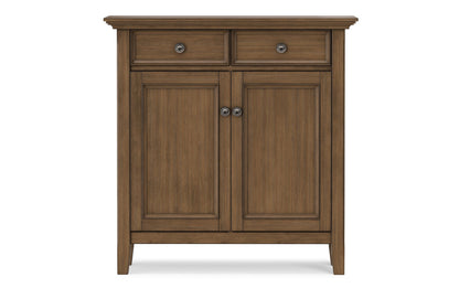Rustic Natural Aged Brown | Amherst Entryway Storage Cabinet