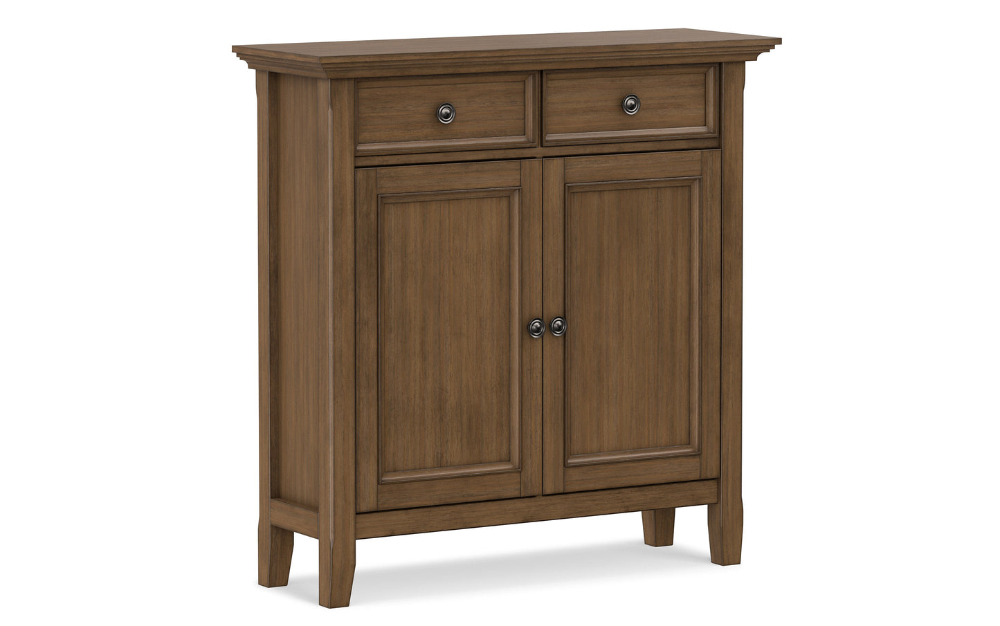 Rustic Natural Aged Brown | Amherst Entryway Storage Cabinet