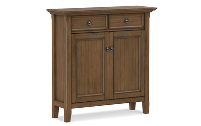 Rustic Natural Aged Brown | Amherst Entryway Storage Cabinet